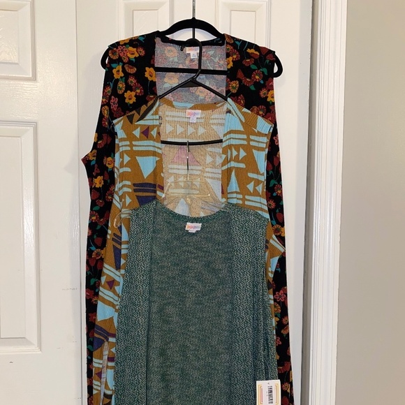 Lularoe XL kimono lot excellent condition and one NEW - Picture 1 of 9